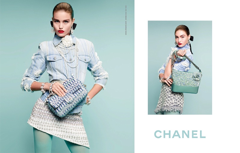 Chanel showcases new season bags for spring-summer 2018 campaign