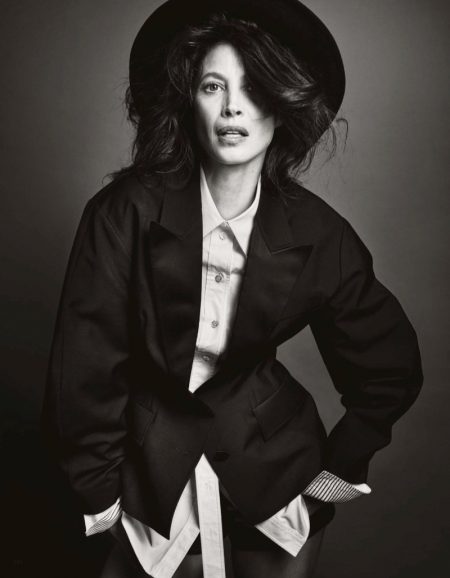 Christy Turlington Poses in Chic Fashions for Vogue Japan Christy Turlington Poses in Chic Fashions for Vogue Japan