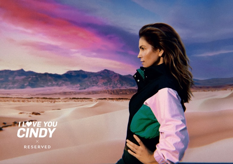 Supermodel Cindy Crawford appears in Reserved's spring-summer 2018 campaign