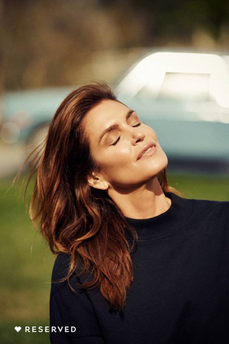 Supermodel Cindy Crawford fronts Reserved's spring-summer 2018 campaign