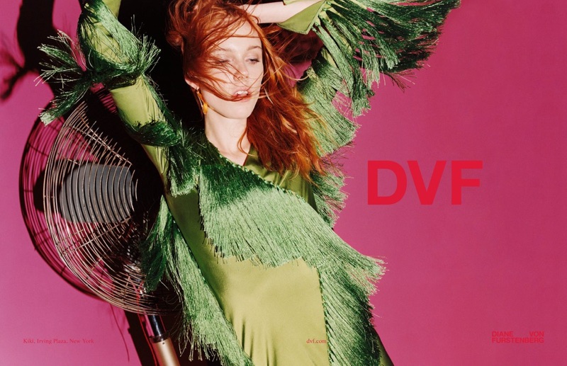 Kiki Willems stars in Diane von Furstenberg's spring-summer 2018 campaign