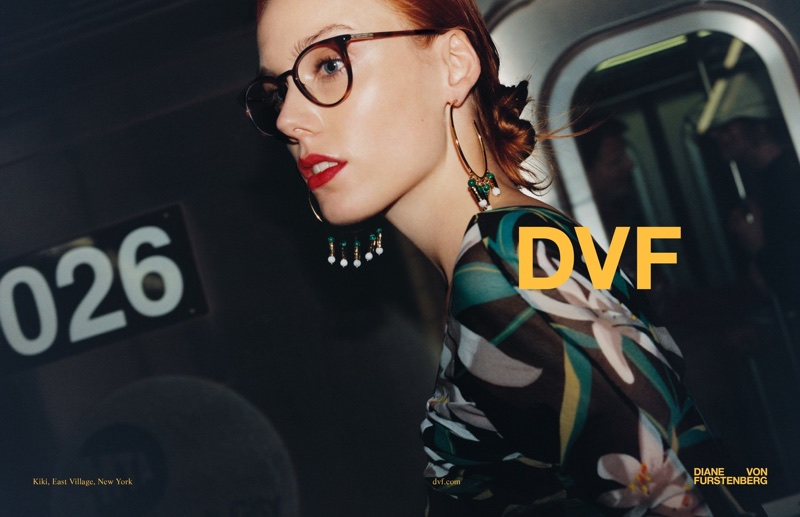 Diane von Furstenberg showcases eyewear in spring-summer 2018 campaign