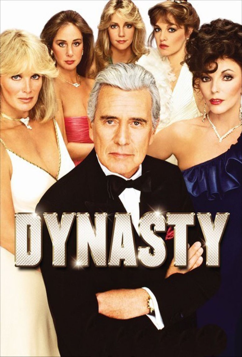Dynasty poster spotlighting 1980's style