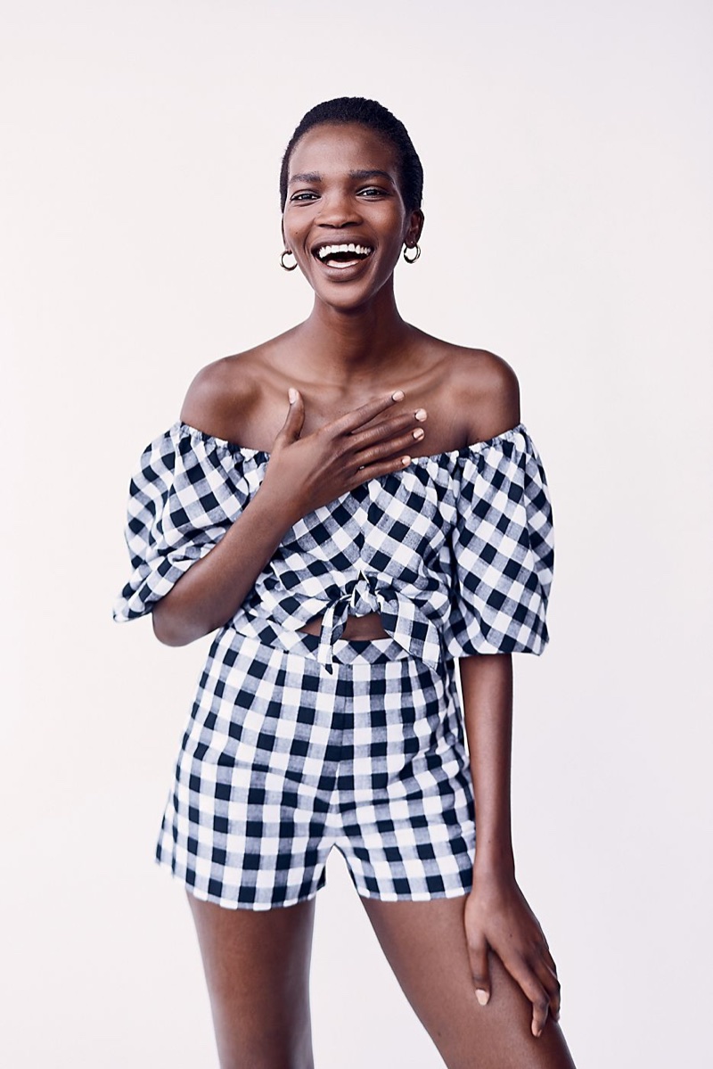 Aamito Lagum wears Saylor Eleanore Romper