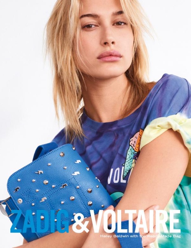 Hailey Baldwin stars in Zadig & Voltaire's spring-summer 2018 campaign