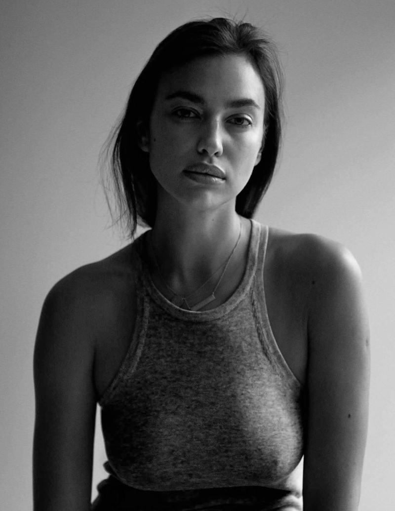 Irina Shayk Strips Down with Fresh Faced Look for Vogue Germany