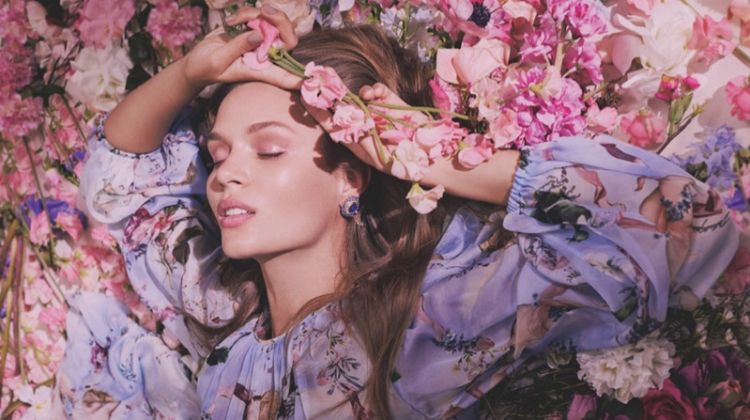 Josephine Skriver is In Full Bloom for Spring in Numero Tokyo
