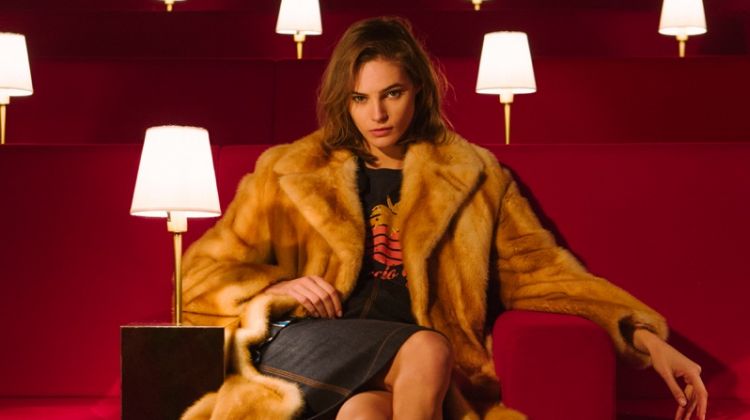 Juju Ivanyuk Poses in Fendi’s Luxe Looks for ELLE Japan