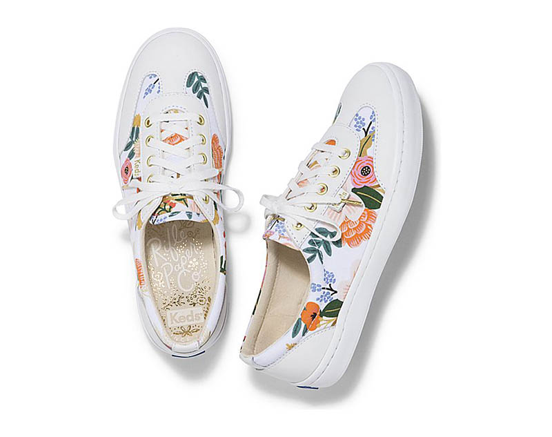 Keds x Rifle Paper Co 'Tournament' Sneaker in Lively Floral $80