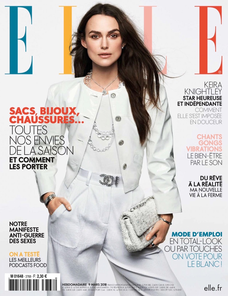 Keira Knightley on ELLE France March 9th, 2018 Cover