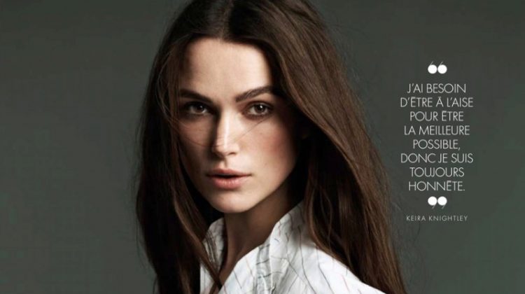 Keira Knightley Poses in Sophisticated Styles for ELLE France