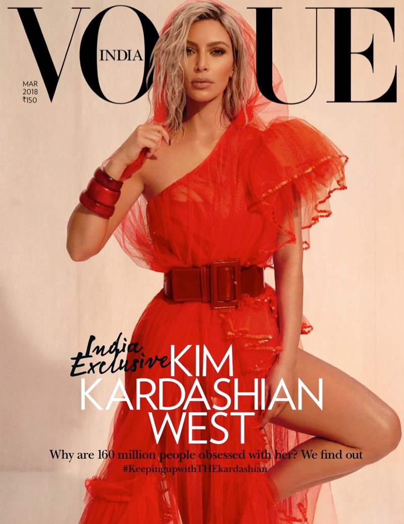 Kim Kardashian on Vogue India March 2018 Cover