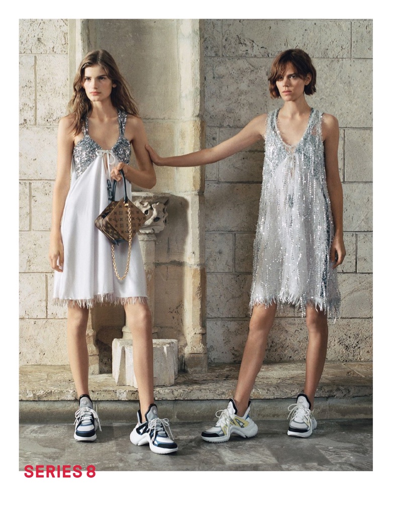 Signe Veiteberg and Freja Beha Erichsen appear in Louis Vuitton's spring-summer 2018 campaign
