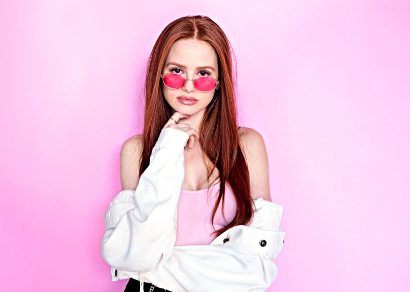 Madelaine Petsch wears Privé Revaux sunglass collaboration