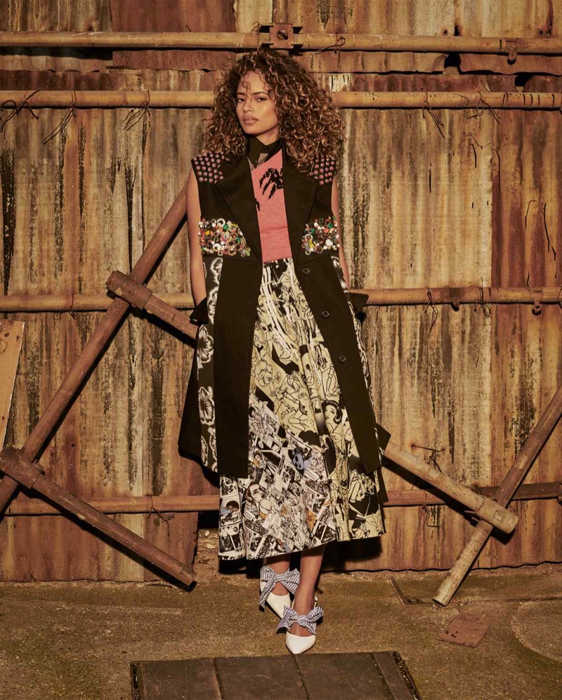 Malaika Firth Models Spring's Statement Styles for How to Spend It