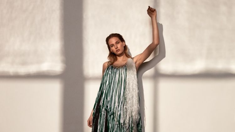 Marique Schimmel Poses in the Spring Collections for Marie Claire Romania