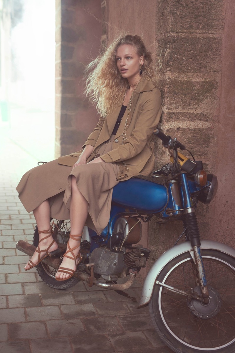 Massimo Dutti taps Frederikke Sofie for 'Les Voyageurs' lookbook