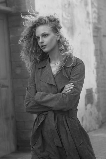 Frederikke Sofie Poses in Ladylike Looks for Massimo Dutti