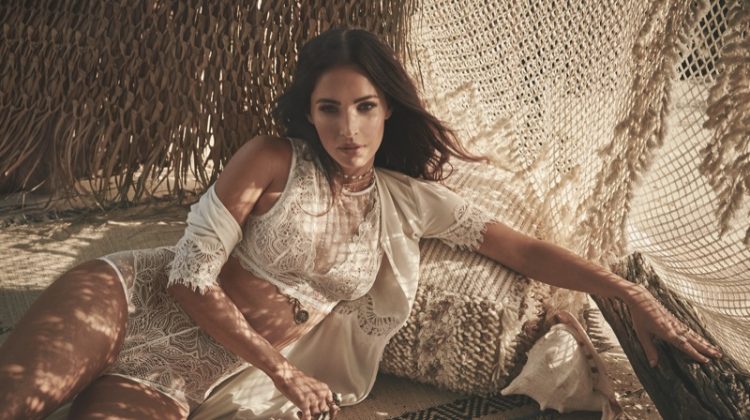 Looking boho chic, Megan Fox fronts Frederick's of Hollywood's spring-summer 2018 campaign