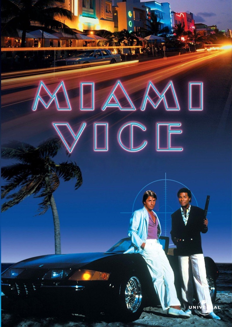 Don Johnson and Philip Michael Thomas in Miami Vice