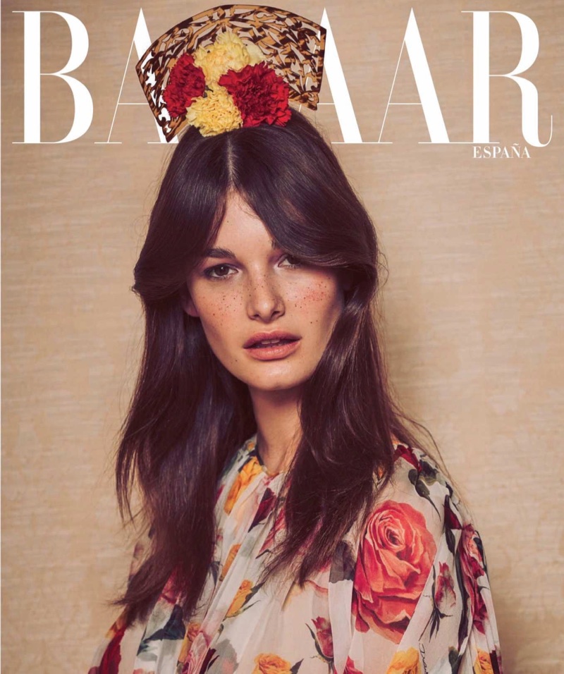 Ophelie Guillermand Takes On the New Collections for Harper's Bazaar Spain
