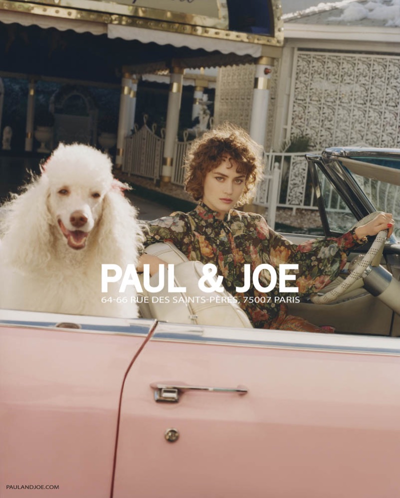 Rose Valentine stars in Paul & Joe's spring-summer 2018 campaign