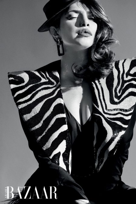 Priyanka Chopra Poses in Luxe Styles for Harper's Bazaar Arabia