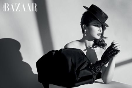Priyanka Chopra Poses in Luxe Styles for Harper's Bazaar Arabia