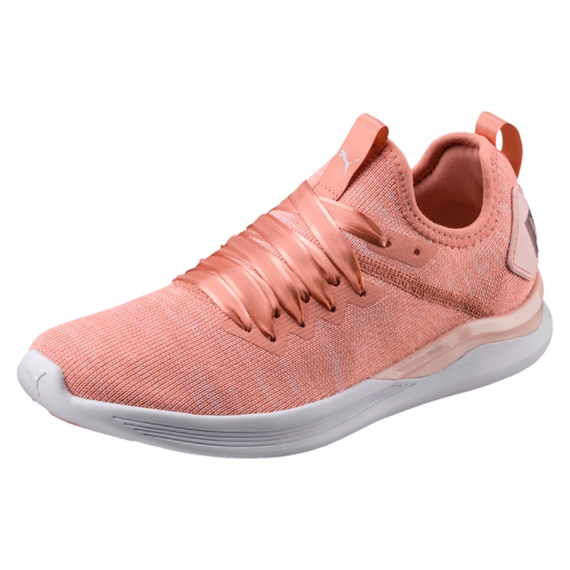 PUMA Flash Ignite evoKNIT Sneaker in Peach $80