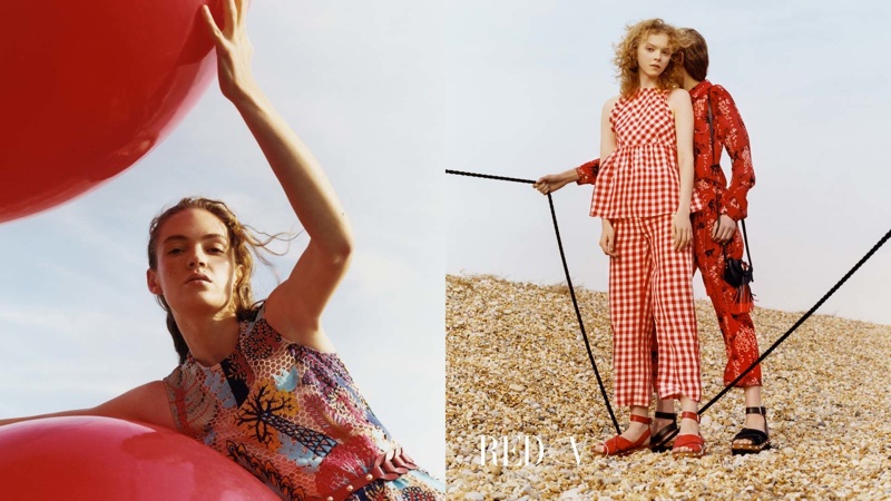 RED Valentino features bold prints in spring-summer 2018 campaign