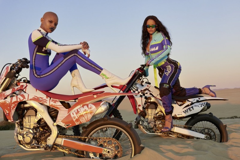 Rihanna and Slick Woods star in Fenty PUMA's spring-summer 2018 campaign