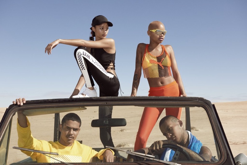 An image from Fenty PUMA's spring 2018 advertising campaign