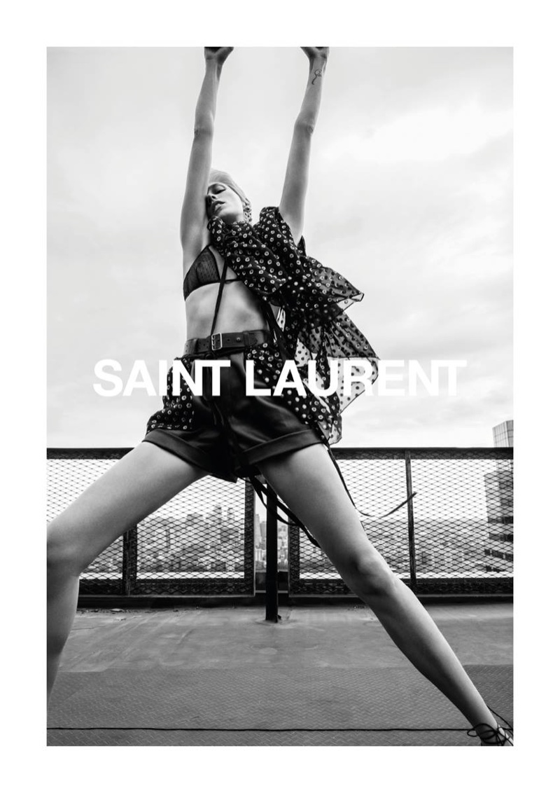 Saint Laurent taps Anja Rubik for spring-summer 2018 campaign