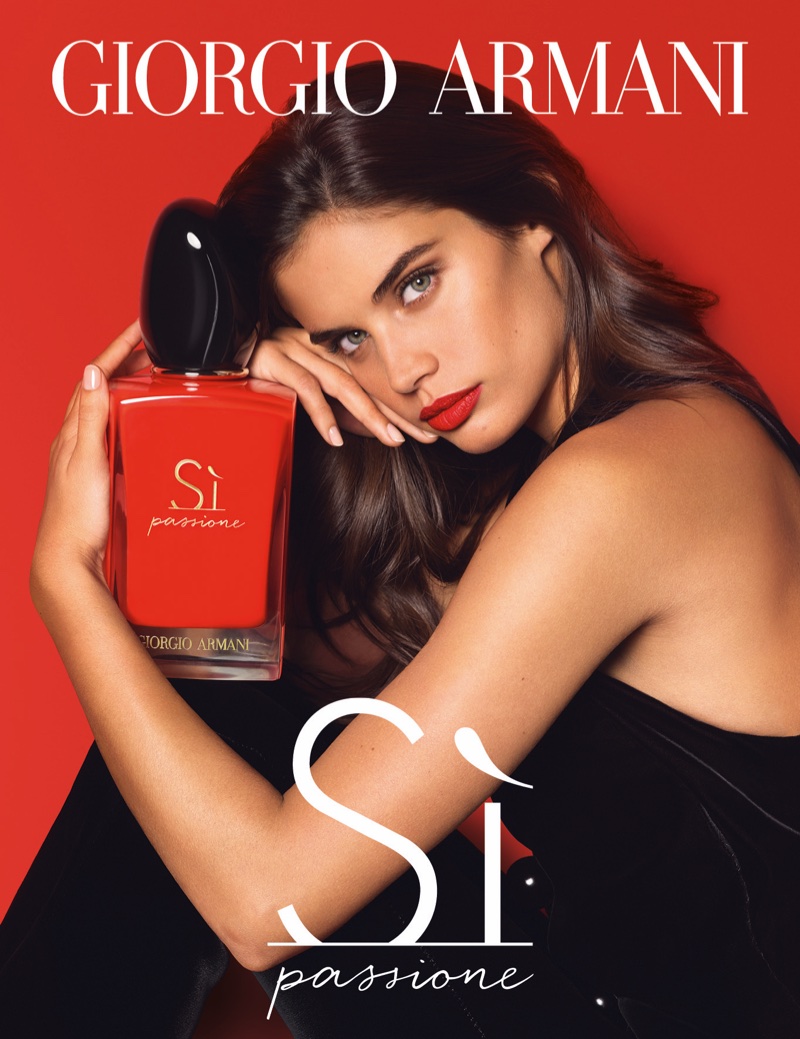 Sara Sampaio appears in Giorgio Armani Sì Passione fragrance campaign