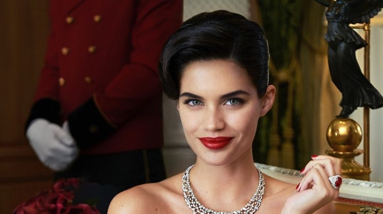 Sara Sampaio Poses in Cartier Gems for Sorbet Magazine