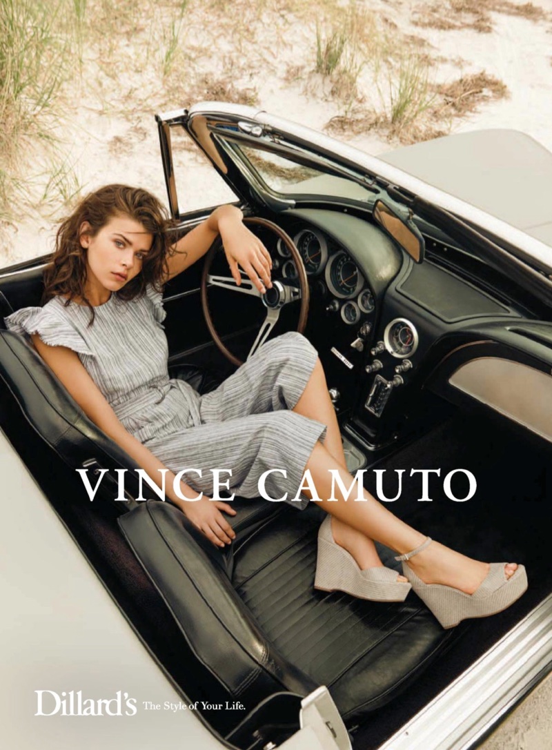 Vince Camuto taps Georgia Fowler for spring-summer 2018 campaign