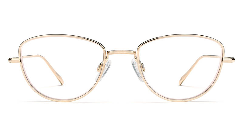 Warby Parker Eleanor Glasses in Polished Gold $195