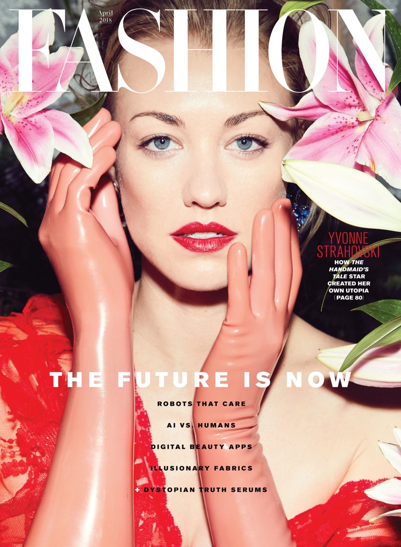 Yvonne Strahovski on FASHION Magazine April 2018 Cover