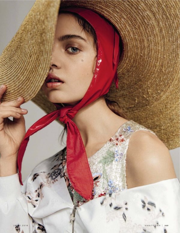Anna Vivchar | Vanity Fair Italy | Floral Fashion Editorial