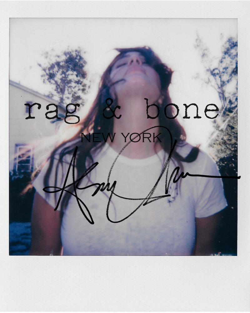 Posing in a polaroid, Ashley Graham fronts Rag & Bone DIY Project