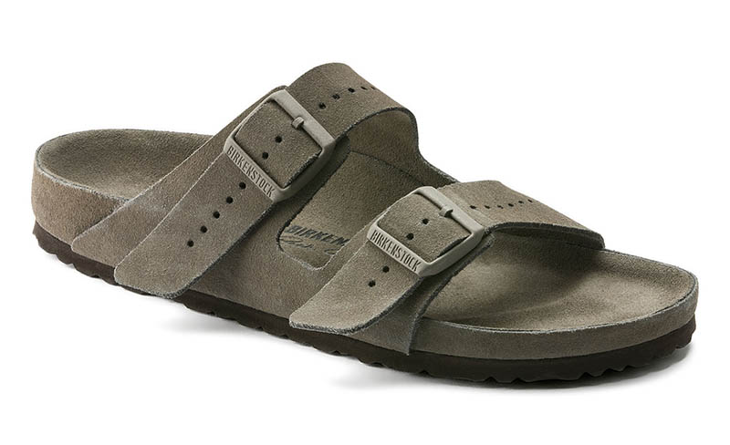 Birkenstock x Rick Owens Arizona Exquisite Sandal in Velour Dust $420