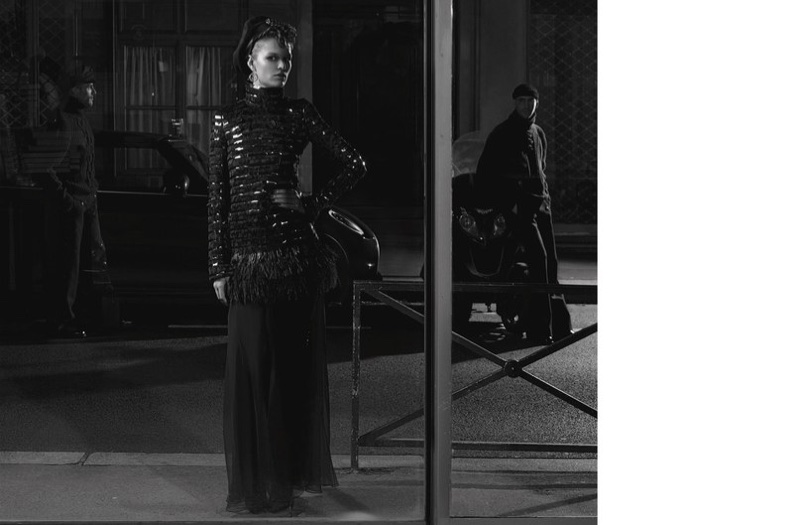 Anna Ewers wows in sequined gown for Chanel's pre-fall 2018 campaign