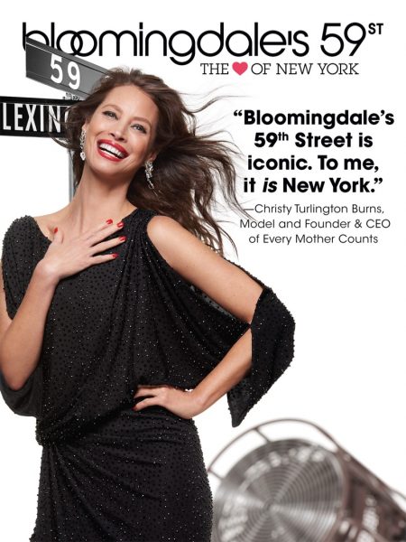 Christy Turlington, SJP Heart New York in Bloomingdale's Campaign Christy Turlington stars in Bloomingdale's Heart of N.Y. campaign