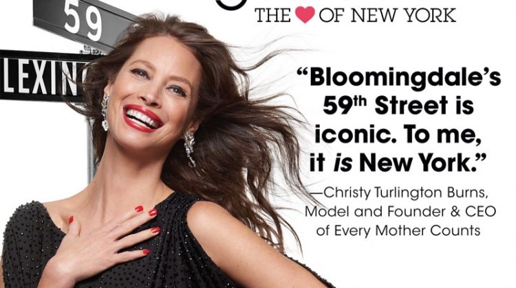 Christy Turlington, SJP Heart New York in Bloomingdale’s Campaign