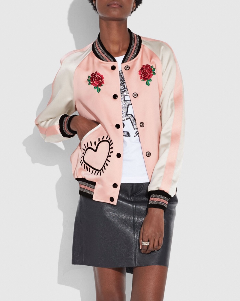 Coach x Keith Haring Reversible Satin Jacket $650