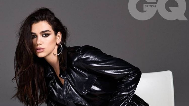 Dua Lipa Dresses in All Black Outfits for GQ UK