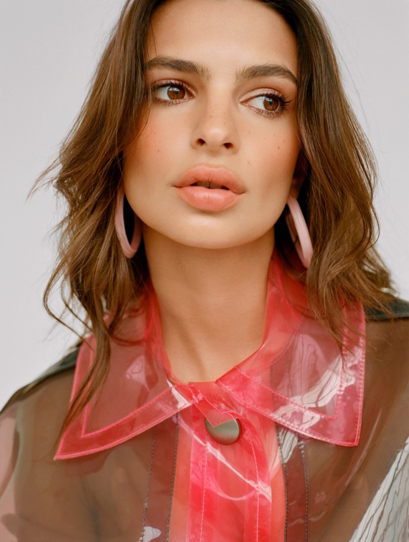 Emily Ratajkowski stars in Alison Lou Loucite earrings campaign