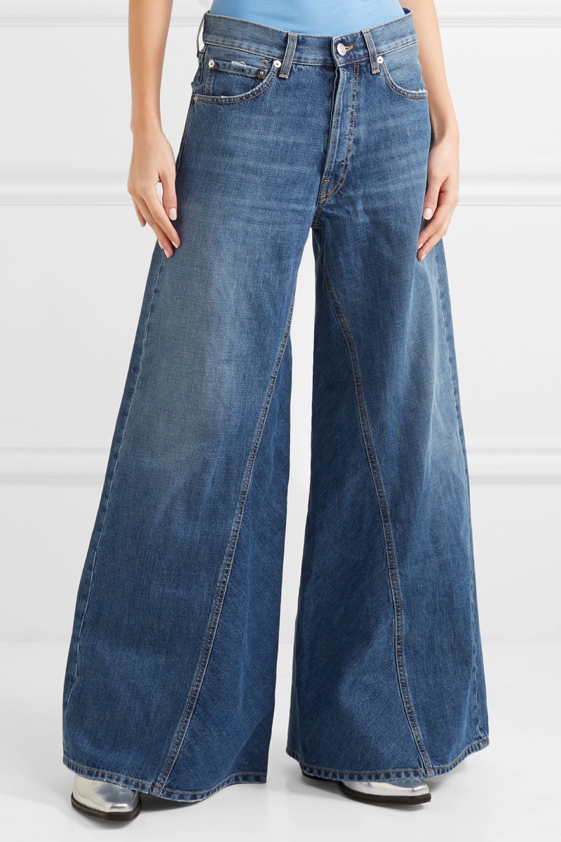 GANNI Paneled Jeans $395