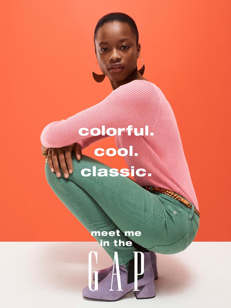 Mayowa Nicholas stars in Gap's spring-summer 2018 campaign