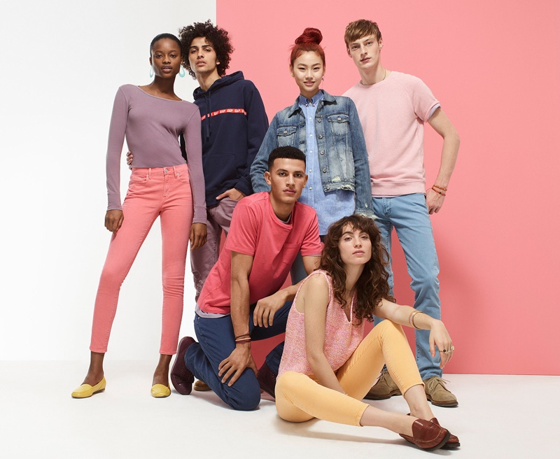 Gap focuses on colorful denim for spring-summer 2018 campaign